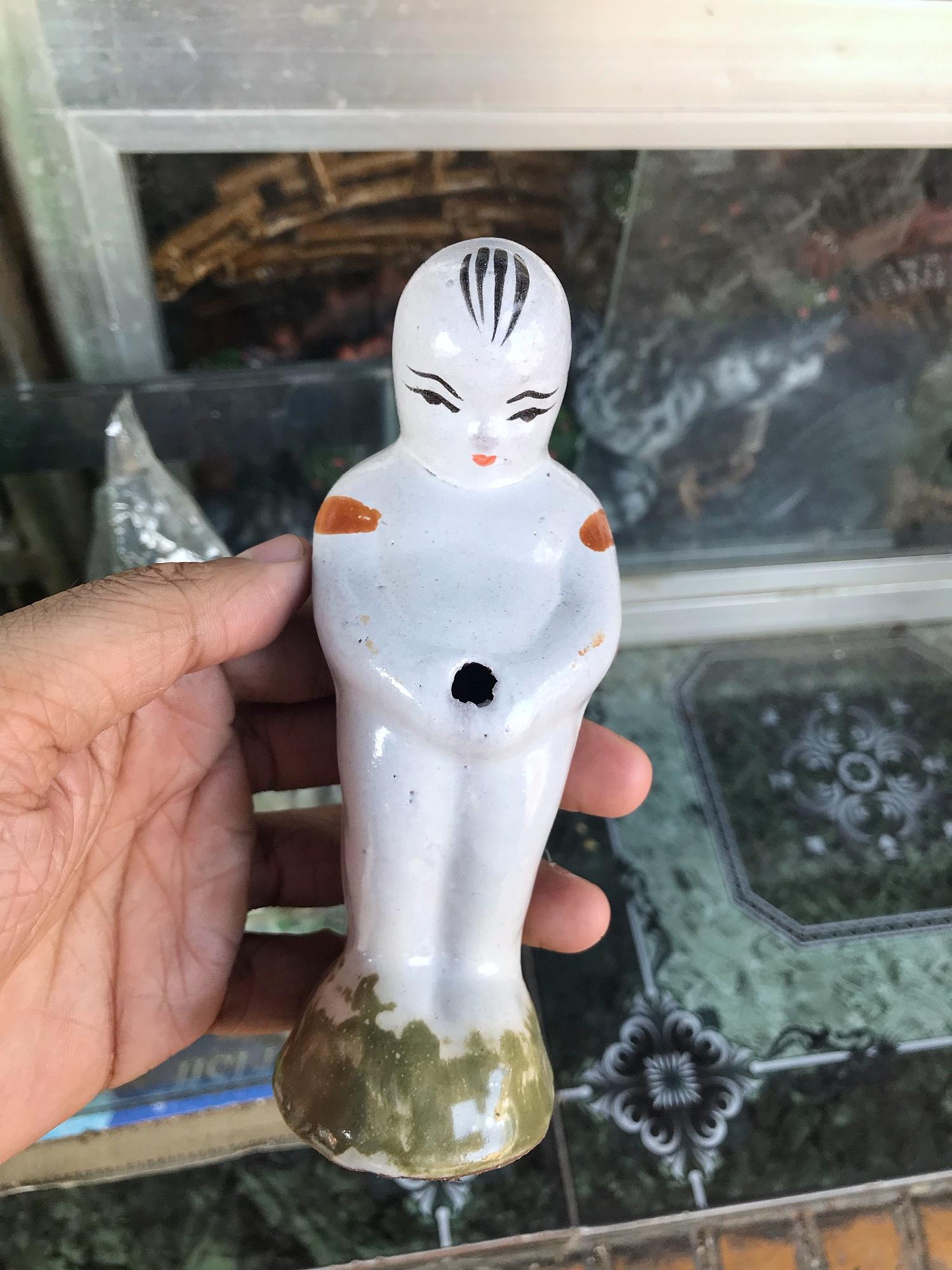 "Hoàn tiền đến 10%" CHÚ TIỂU ĐỨNG TÈ SIZE 15CM TRANG TRÍ HỒ CÁ NON BỘ