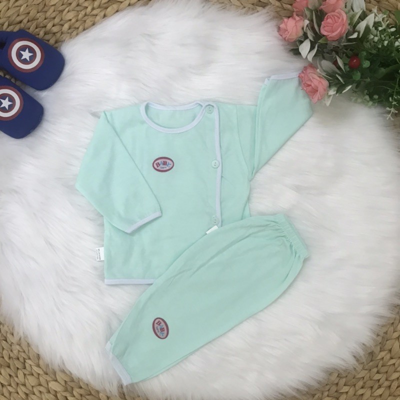 [HCM][Được chọn mẫu] Bộ sơ sinh tay dài cho bé từ 0-6 tháng