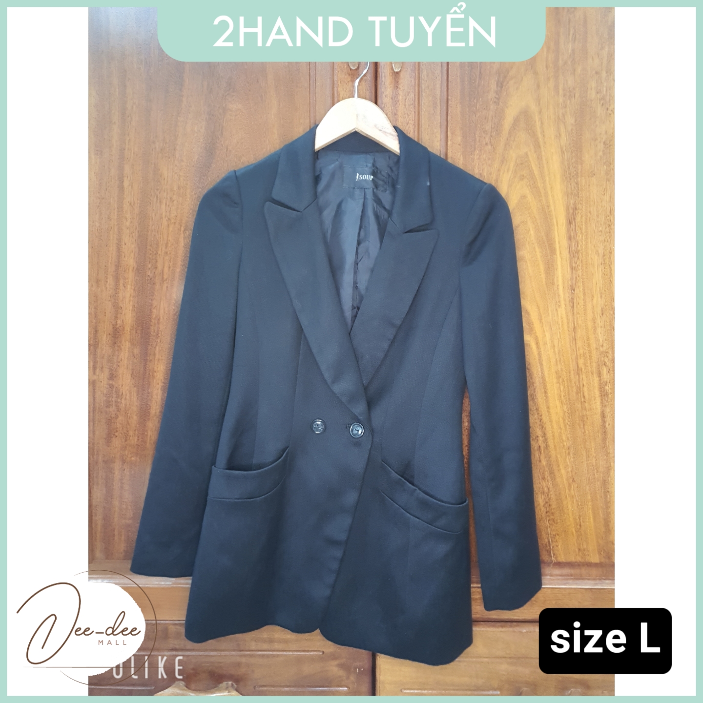 [2hand] Áo khoát vest - áo blazer nữ Hàn Quốc