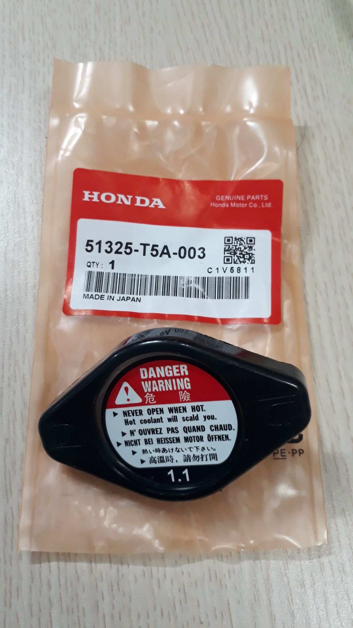 Nắp két nước Honda Civic, accord, crv, nắp bình nước