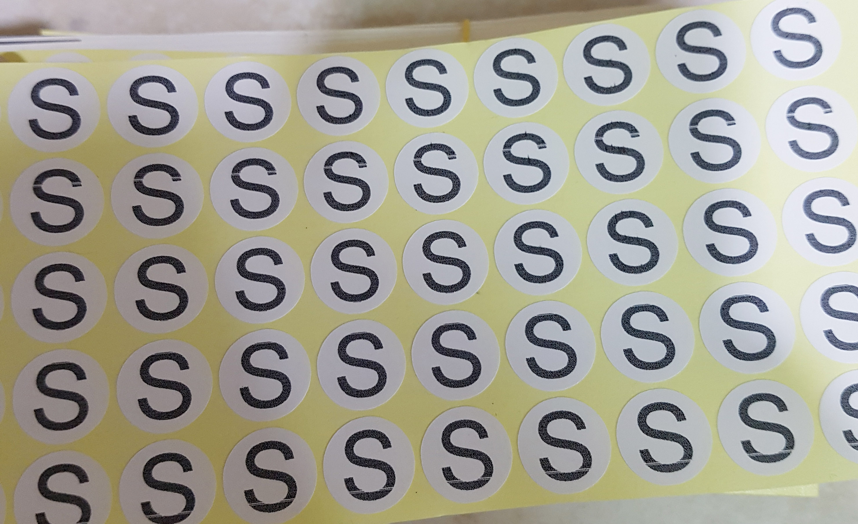 [HCM]Tem dán size Sticker dán size mac Nhãn Size quần áo (Có sẵn)