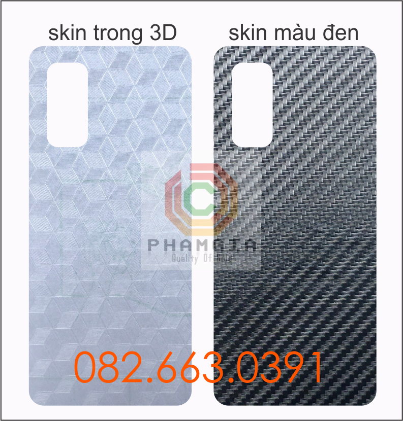 Miếng dán mặt lưng skin carbon Oppo Reno 5 4G / 5G