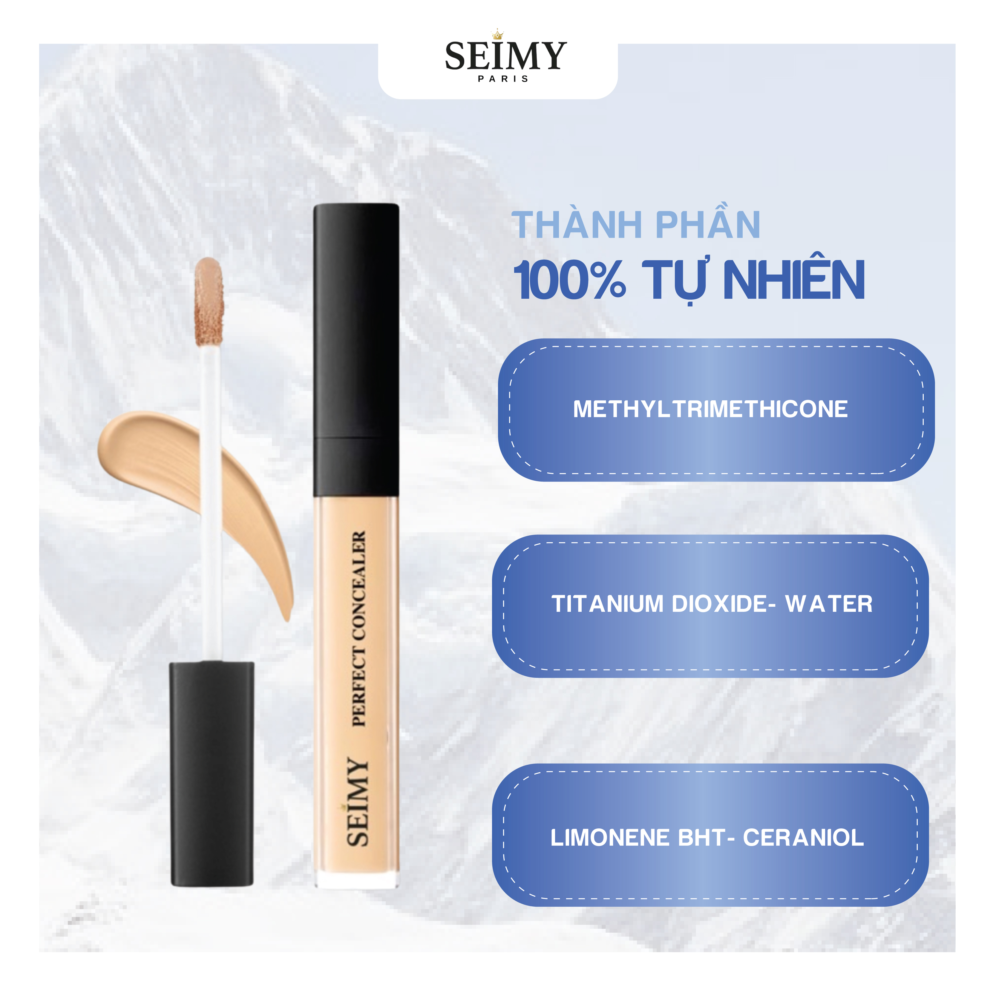Kem Che Khuyết Điểm SEIMY - Perfect Concealer 4ml