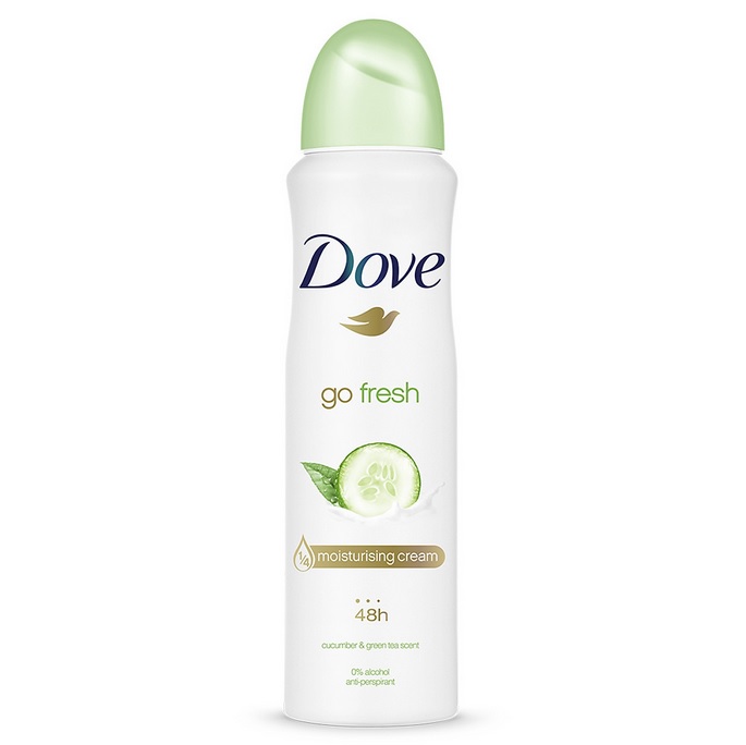 Xịt Khử Mùi Dove Go Fresh Dưa Leo 150ml
