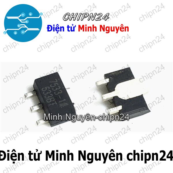 [4 con] (SOP) IC Dán HT7533 SOT-89 (SMD) (HT7533A 7533 3.3V 3V3 100mA) - HH002793