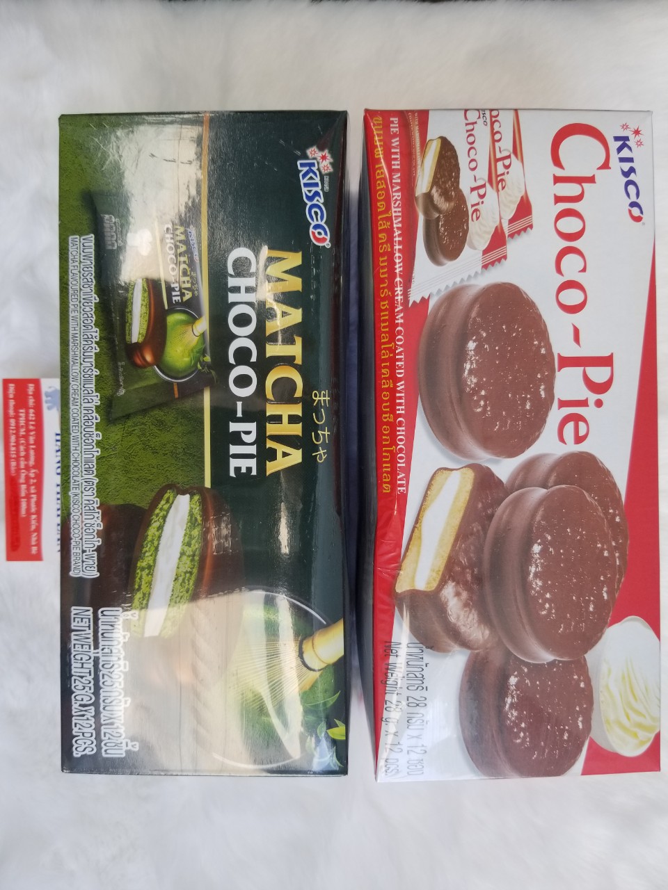 BÁNH CHOCO PIE THÁI LAN MATCHA TRÀ XANH