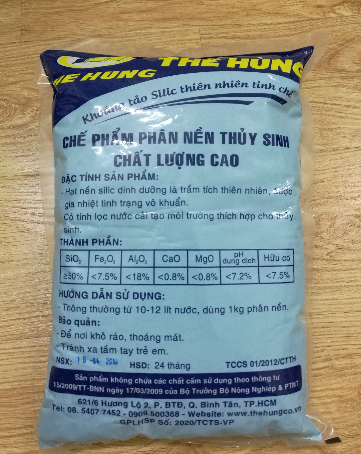 Phân nền thủy sinh Diamax Aqua (túi 2 Kg)