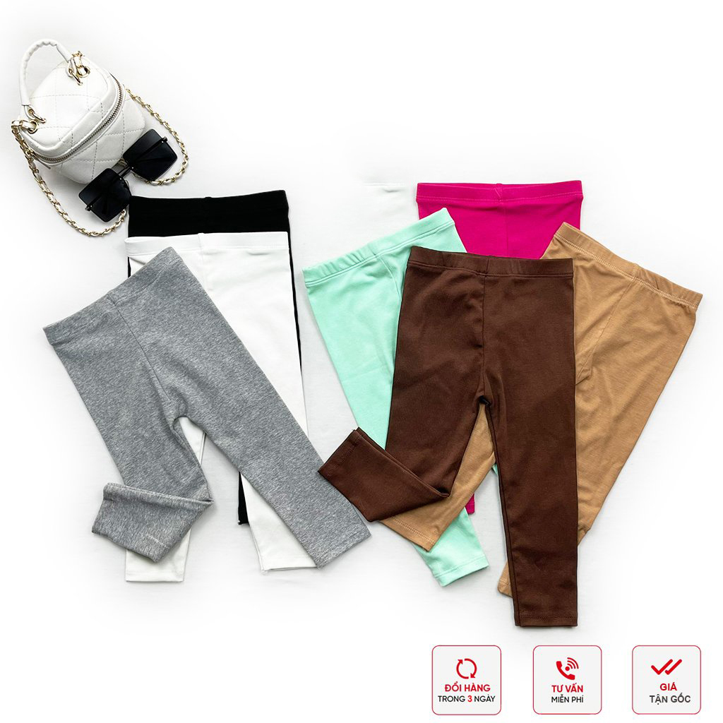 Quần Legging Dài Bé Gái Dáng Ôm Cực Đẹp Cho Bé