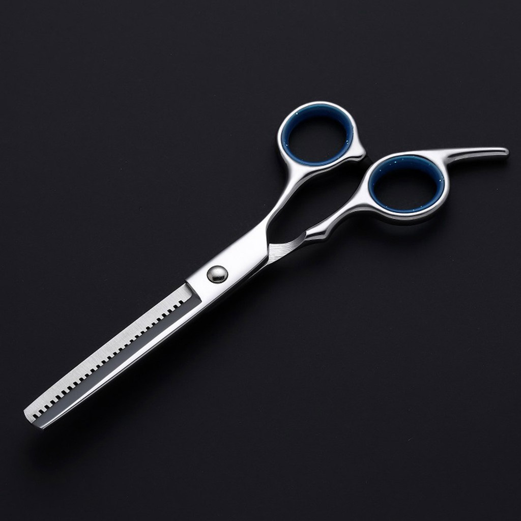 Kéo cắt và tỉa tóc 6inch Cao cấp (xanh)