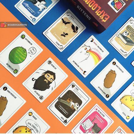 Trò Chơi Thẻ bài Mèo Nổ Exploding Kittens BoardgameVN