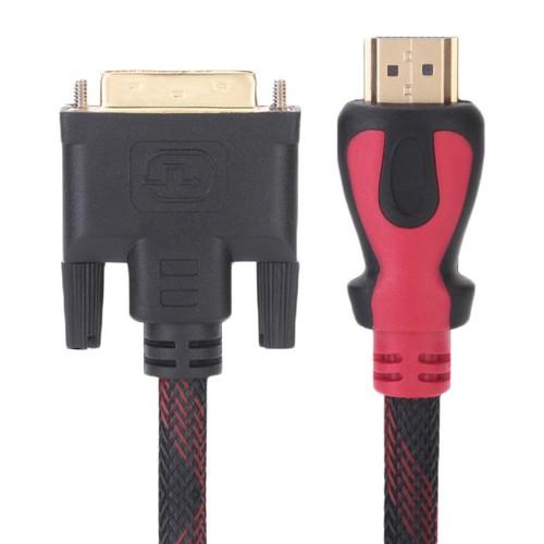 Cáp chuyển đổi tín hiệu HDMI ra DVI dài 1.5m - Đen Đỏ