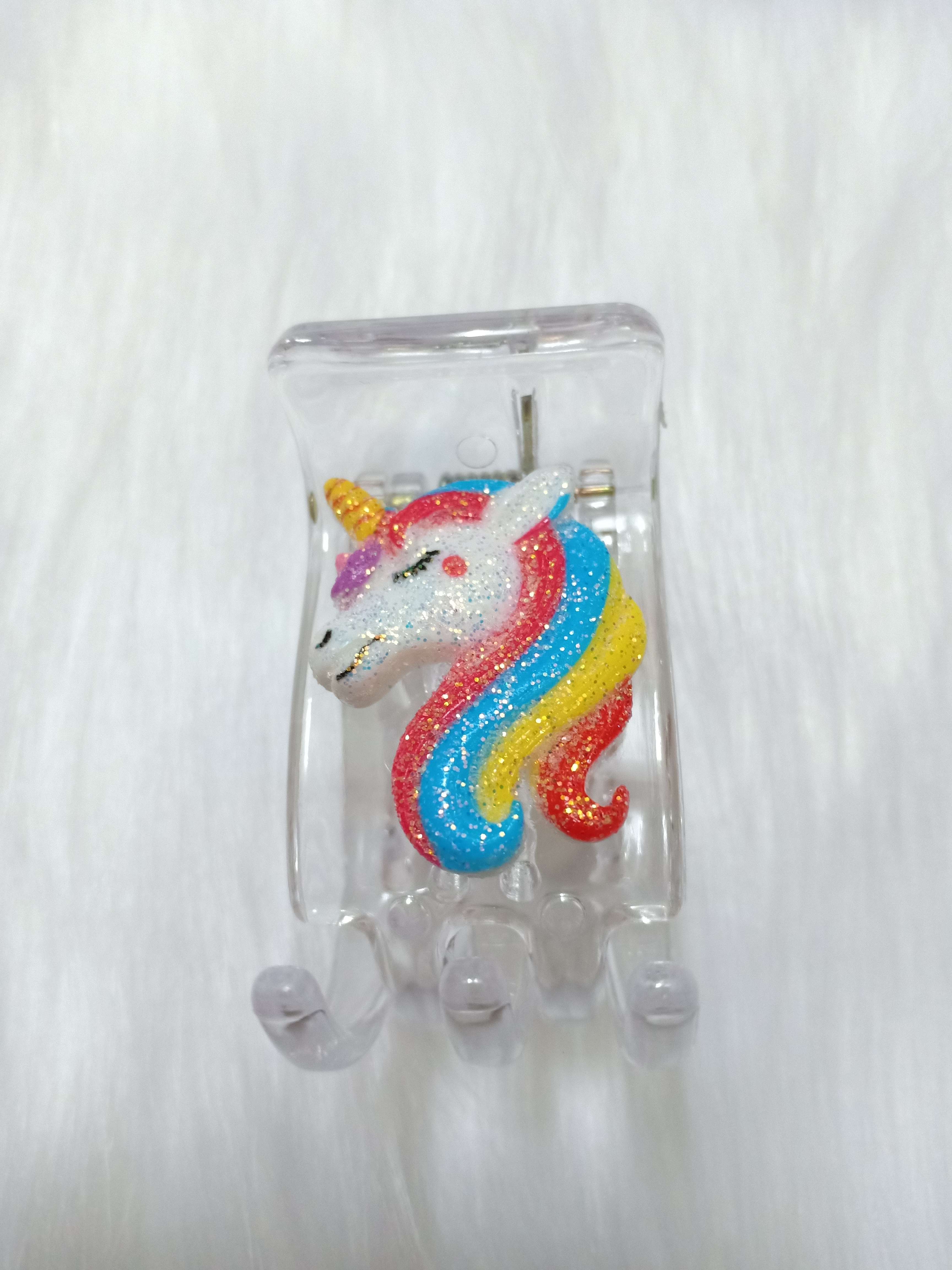 Kẹp Tóc 3 Răng 5 Răng Trong Đính Charm Hoạt Hình