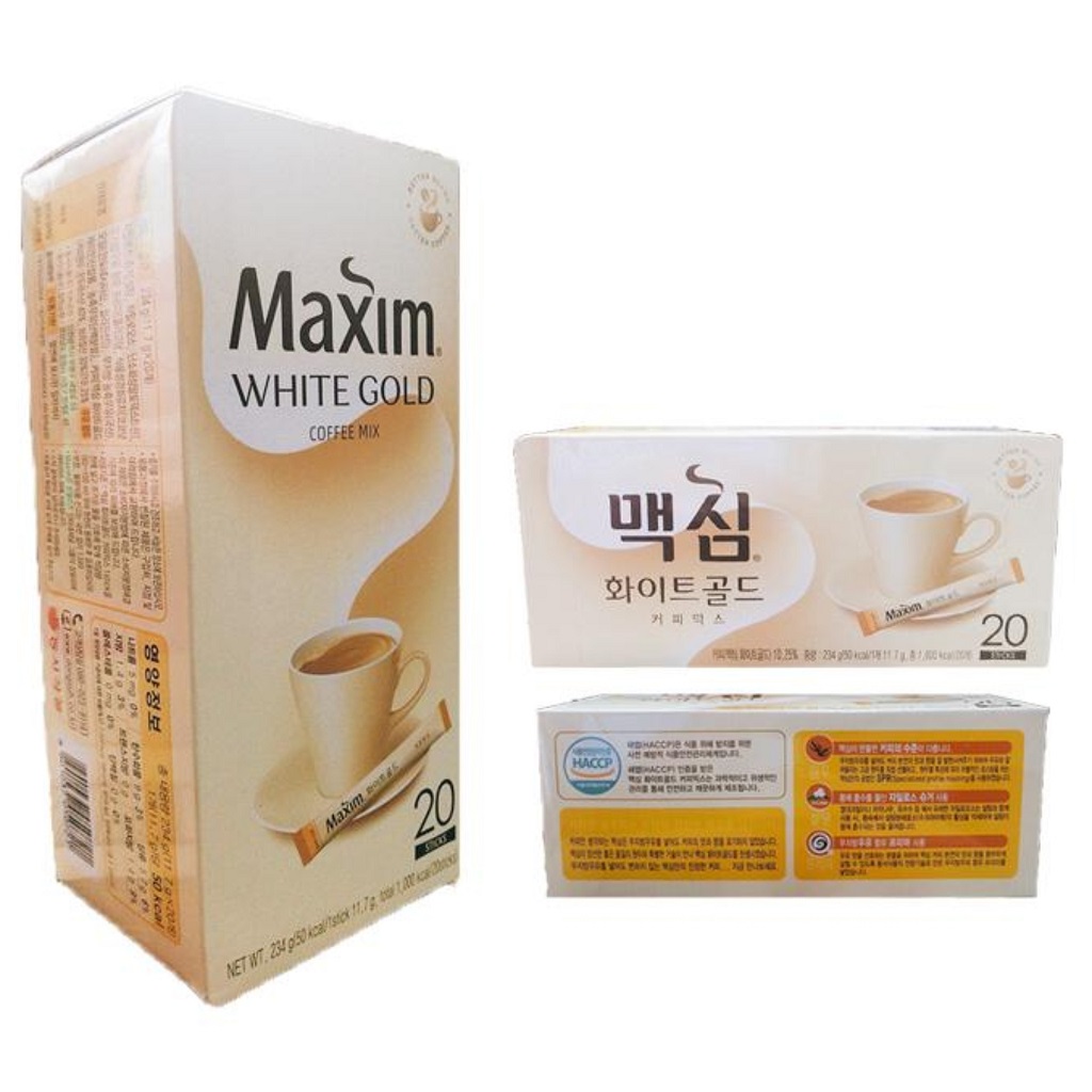 CÀ PHÊ MAXIM HÀN QUỐC WHITE GOLD MIX