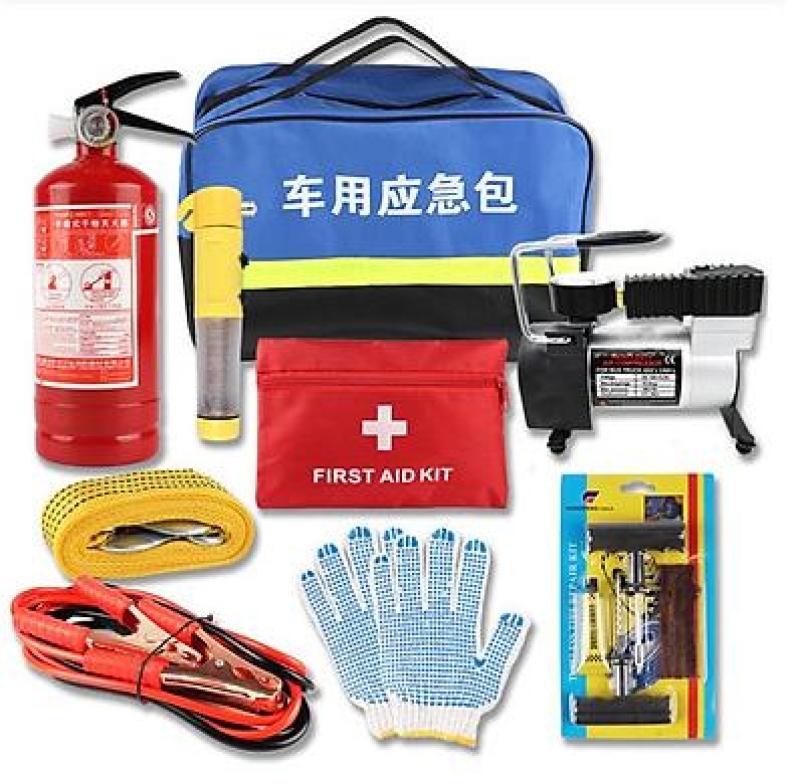 Bộ dụng cụ cứu hộ 9 món dành cho xe ô tô