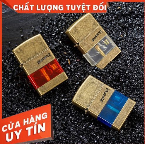 HỘP QUẸT BẬT LỬA ZÍP PÔ LỬA KHÈ - GAS LỘ THIÊN (ĐỒNG CỔ, VÀNG CỔ, BẠC CỔ) SIÊU MỎNG - (XÀI GAS)