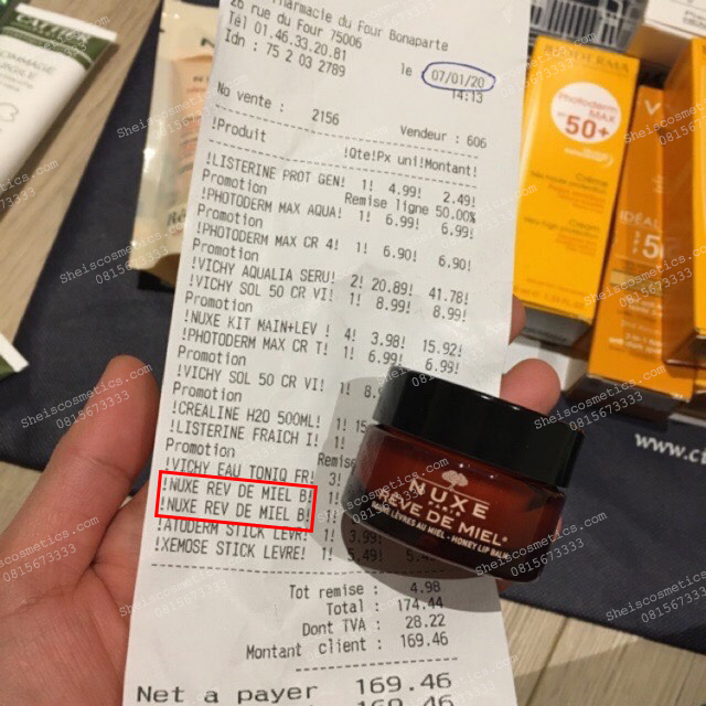 Dưỡng môi Nuxe Rêve de Miel Lip Balm