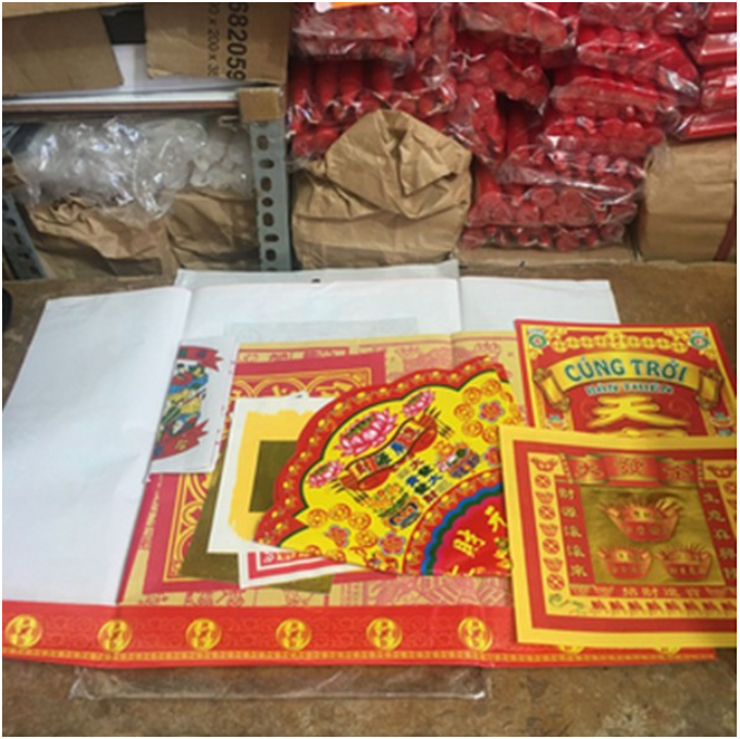 Giấy cúng ngoài trời mùng 9 Ngọc Hoàng(đủ bộ)
