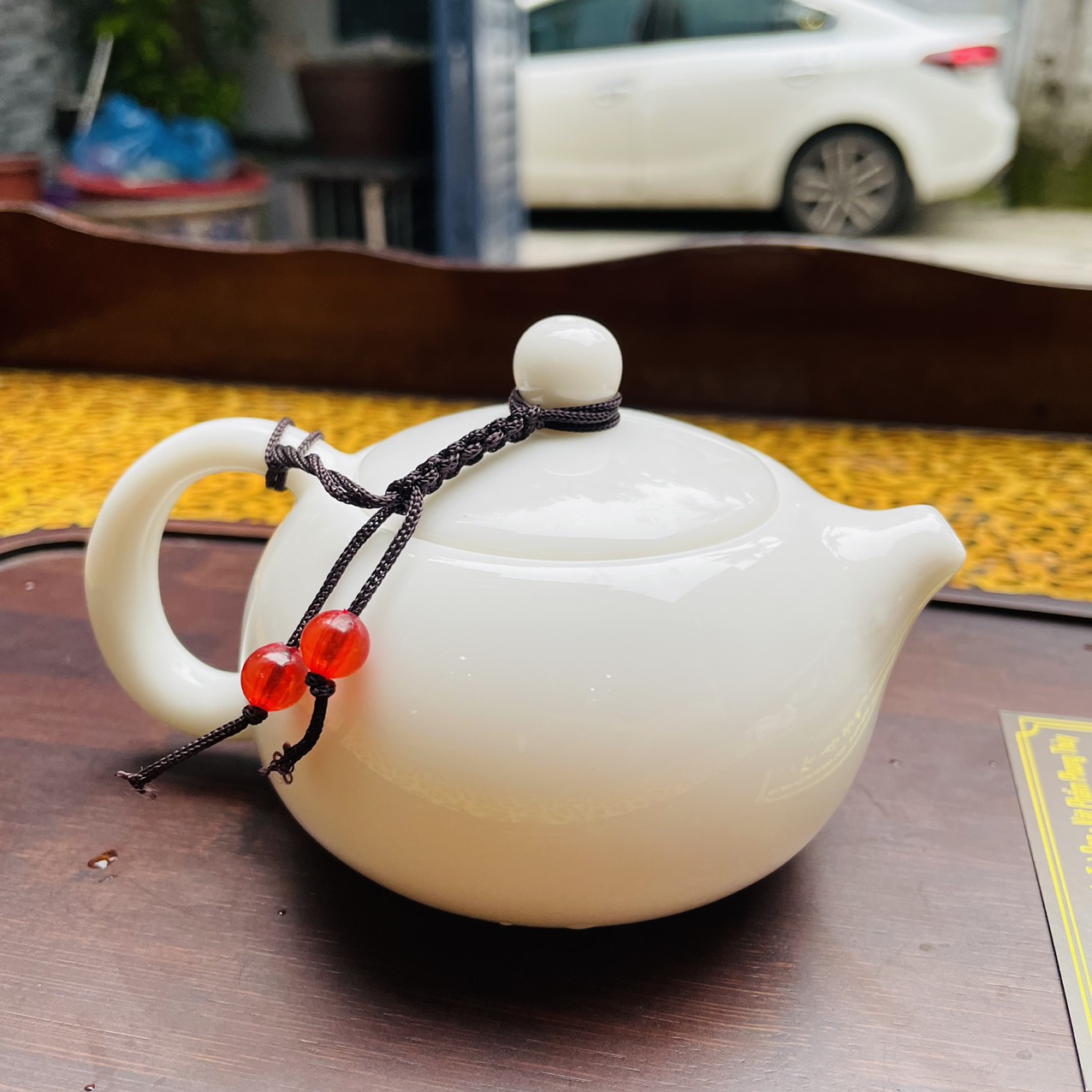 Ấm trà Tây thi Bạch Định thấu quang