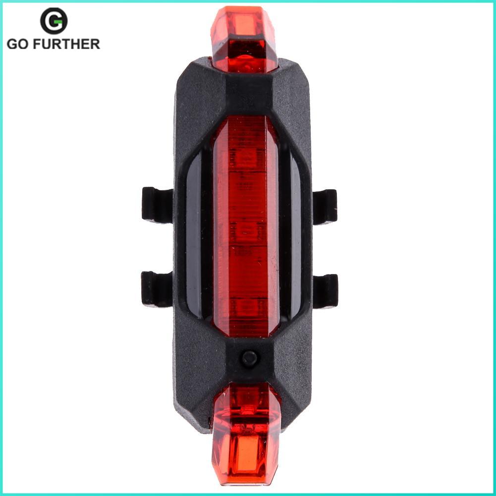Đèn hậu led xe đạp sạc usb, đèn cảnh báo xe đạp không thấm nước