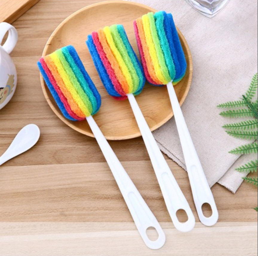 Dụng Cụ Rửa Cốc Ly Bình Sữa Cầu Vồng