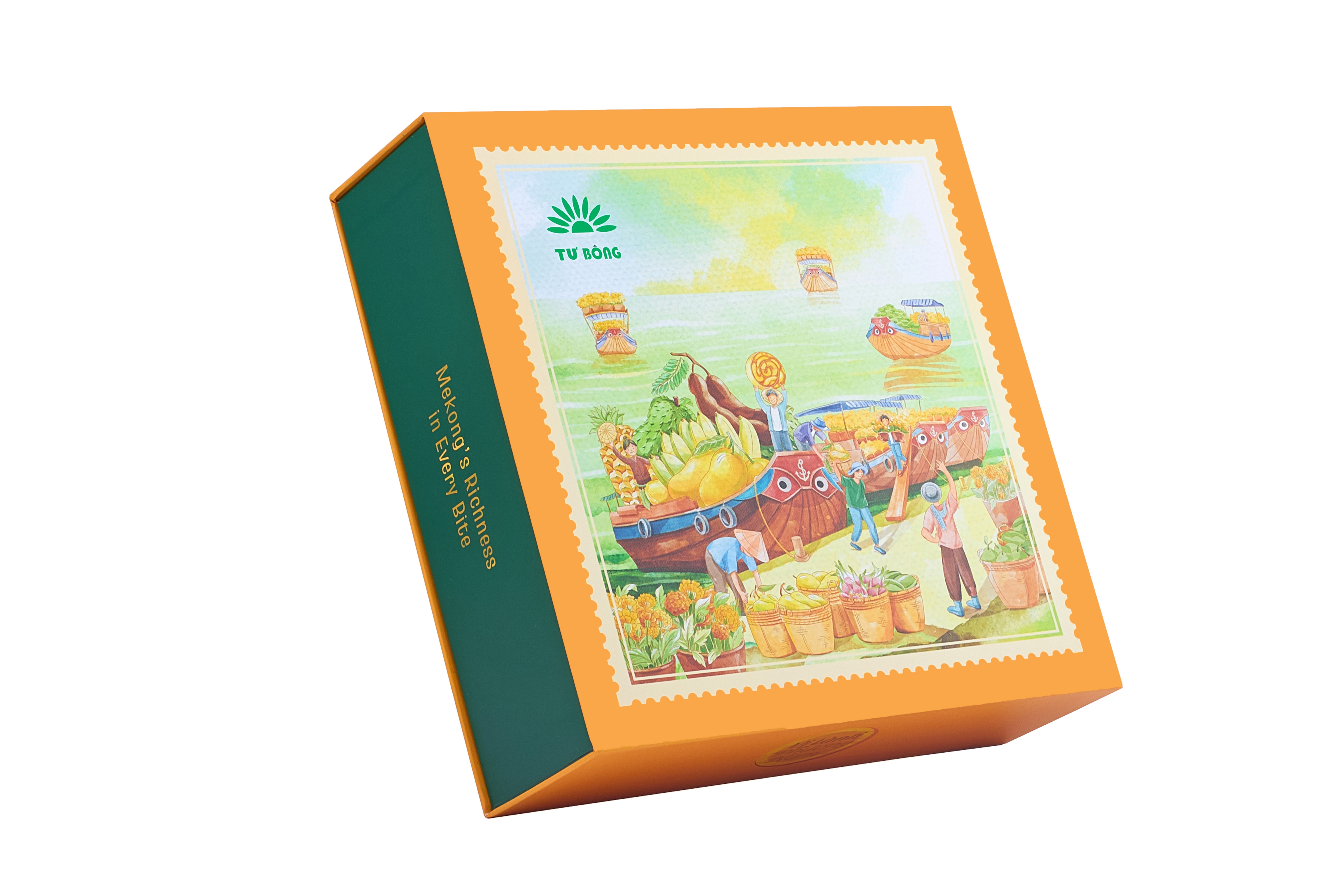 Tet Gift Box with 4 Items - Xuan Dai Cat