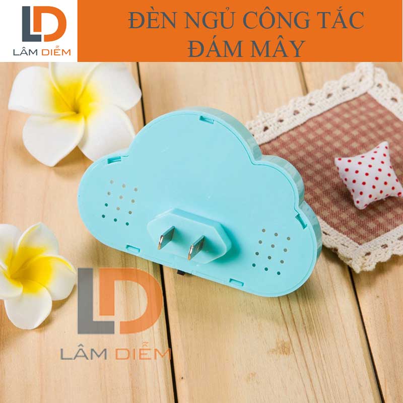 Đèn ngủ công tắc hình đám mây siêu dễ thương