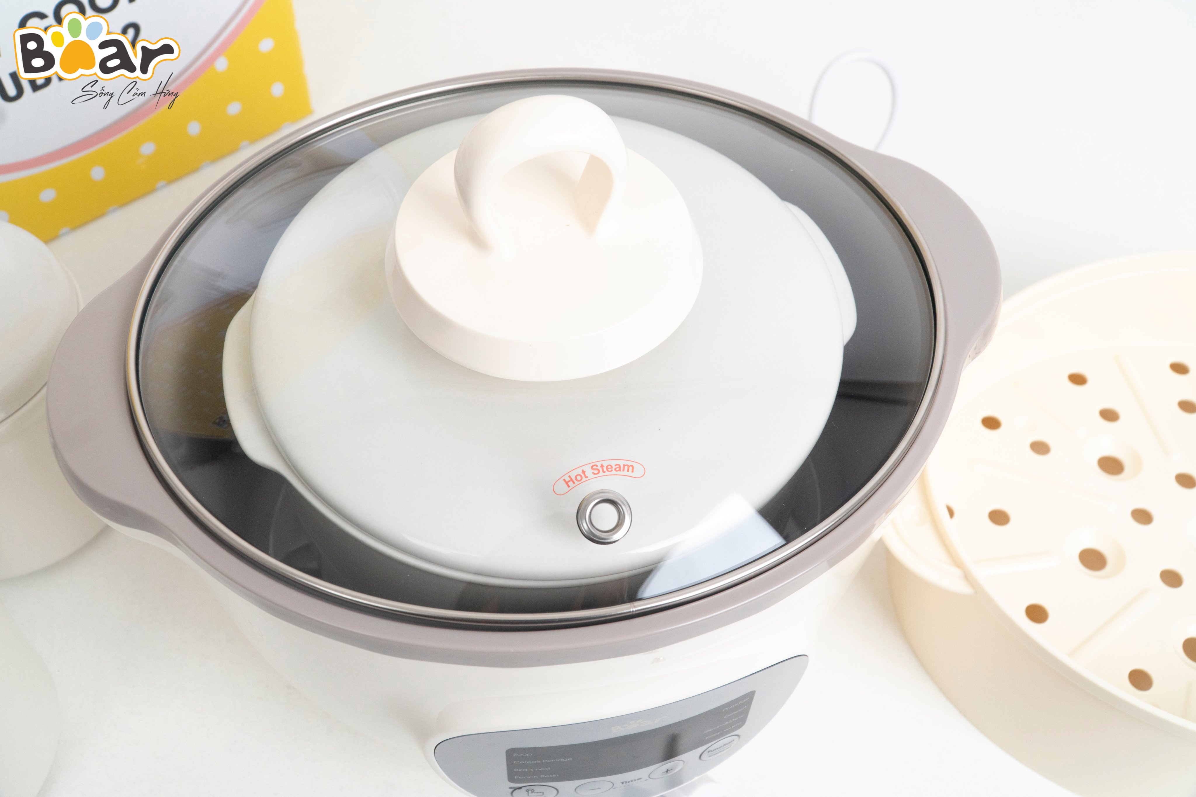 (BẢN QUỐC TẾ) NỒI NẤU CHÁO BEAR 1.6L