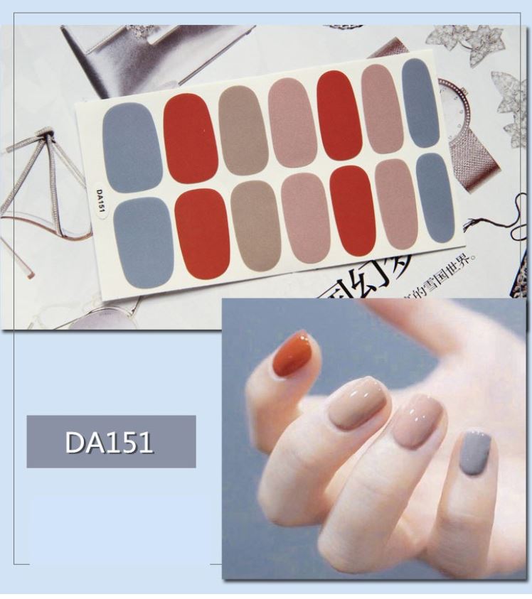 Bộ sticker dán móng tay trang trí 3D kháng nước bền chặt - P4