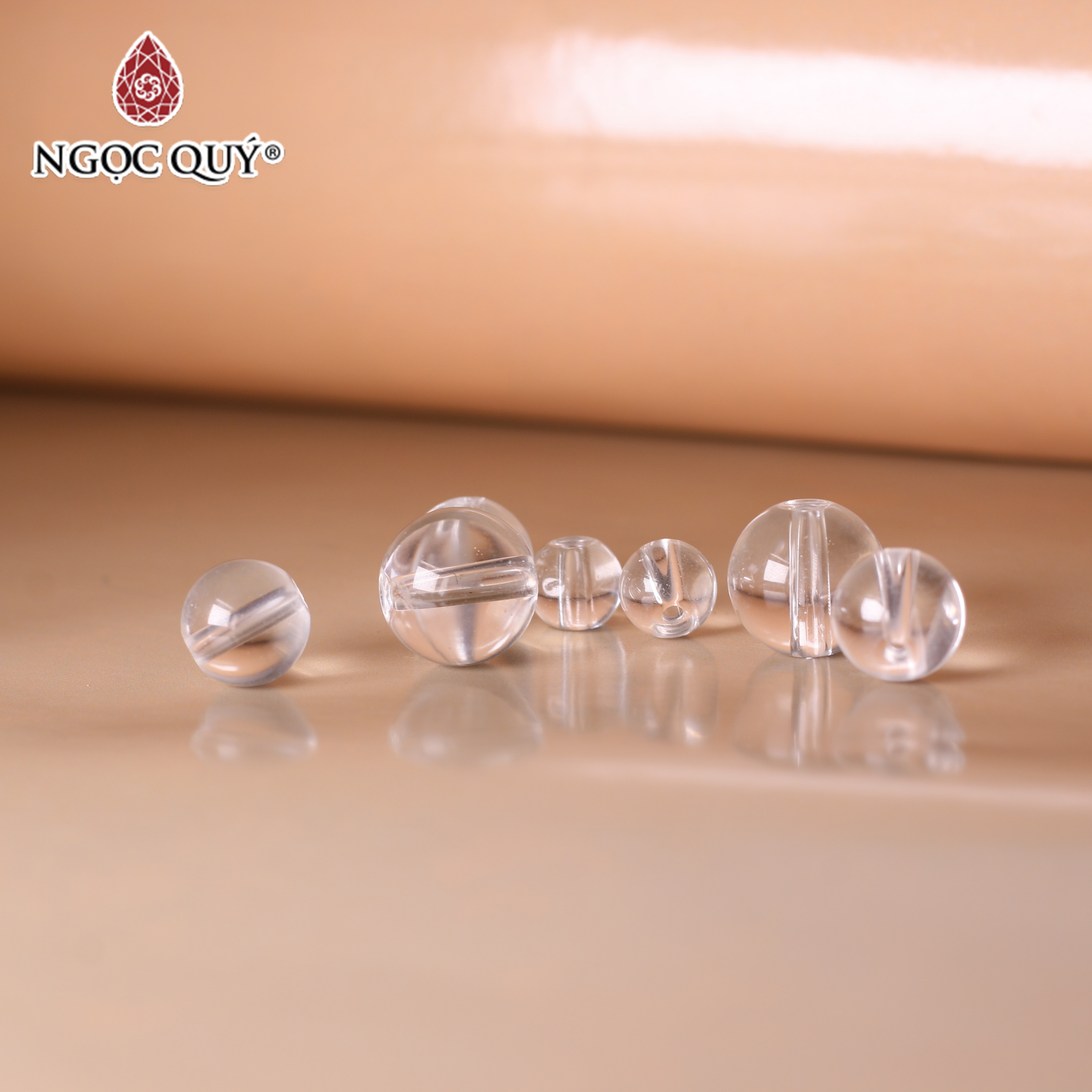 Hạt lẻ đá thạch anh trắng - Ngọc Quý