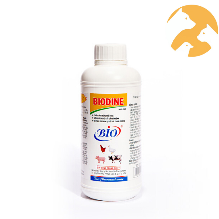 Dung dịch sát trùng BIO DINE [500 ml] hiệu quả, an toàn