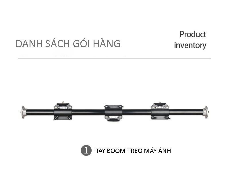 TAY BOOM TREO MÁY ẢNH GÓC QUAY OVERHEAD