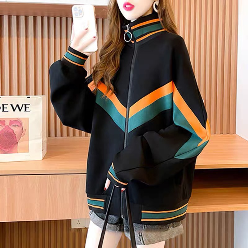 ÁO KHOÁC NỈ NGOẠI CAO CẤP  NỮ HAI MÀU ĐEN TRẮNG CÁ TÍNH, NỔI BẬT JGB