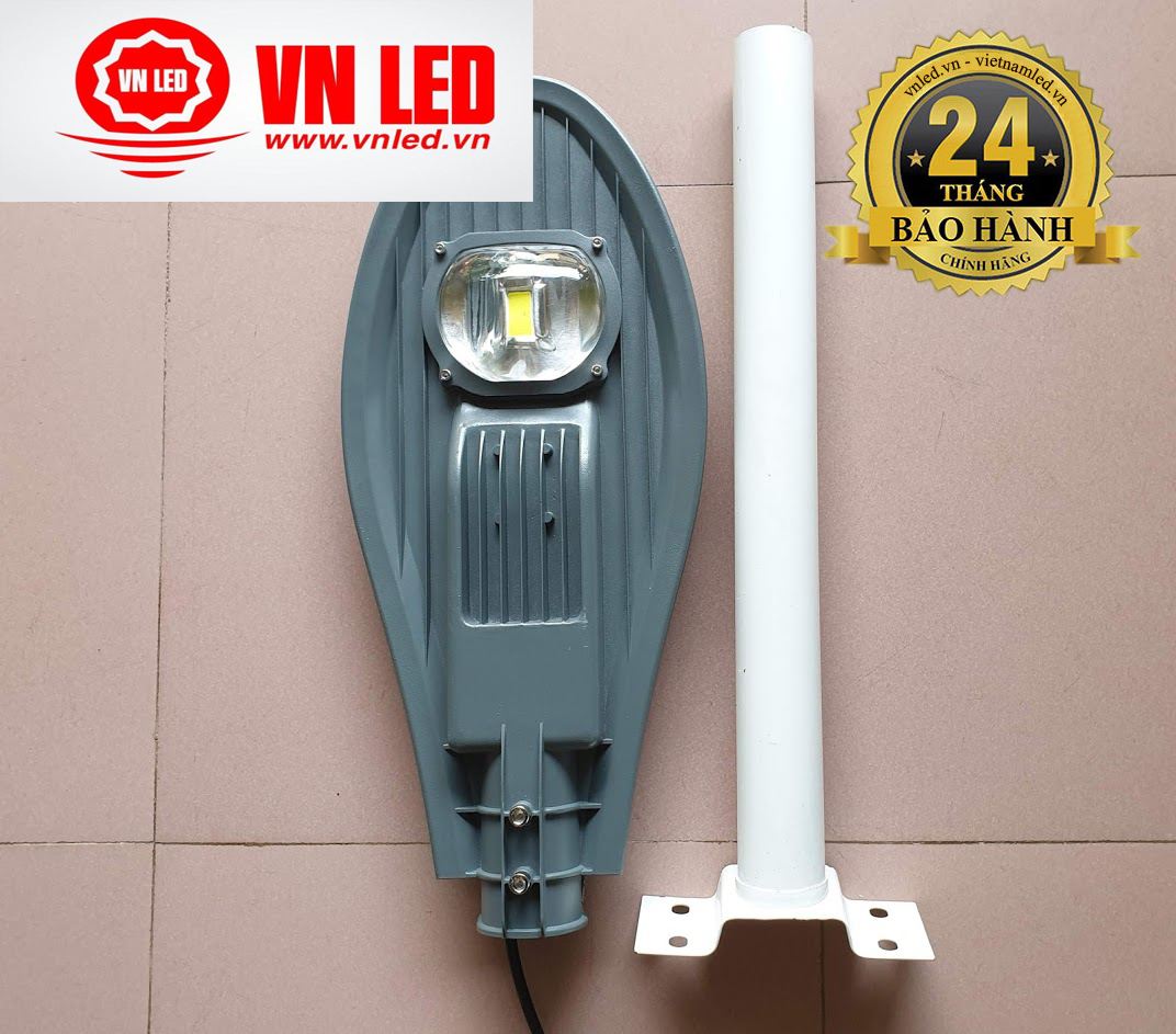 Đèn đường led 30W, 50W, 1 mắt led, cần đèn, đèn led đường phố, đèn led nông thôn phố nhỏ, vnled.vn, 0936395395