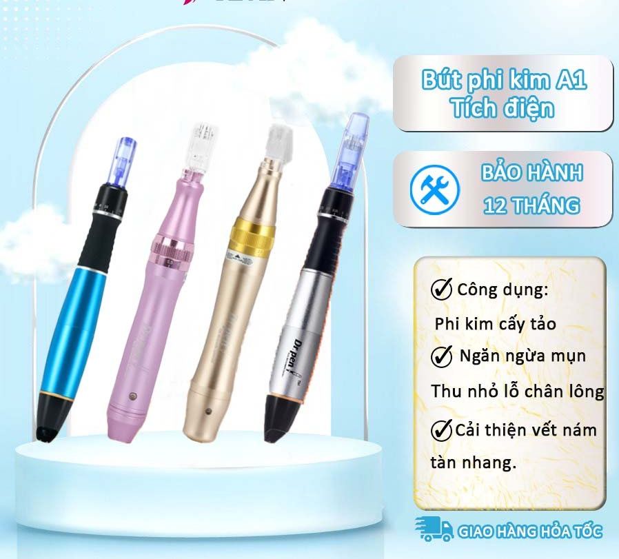 Tích điện & Không Tích điện Máy Phi Kim Máy, Lăn Kim, Dr Pen A1
