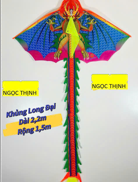 Diều phượng hoàng 4 đuôi+ cuộn dây