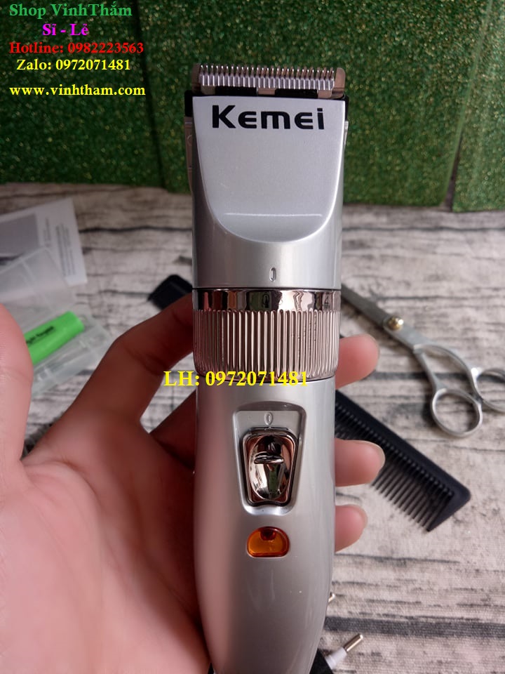 tông đơ cắt tóc Kemei KM27c[ TĂNG BỘ KÉO + LƯỢC CAO CẤP + DỤNG CỤ LẤY RÁY TAI]
