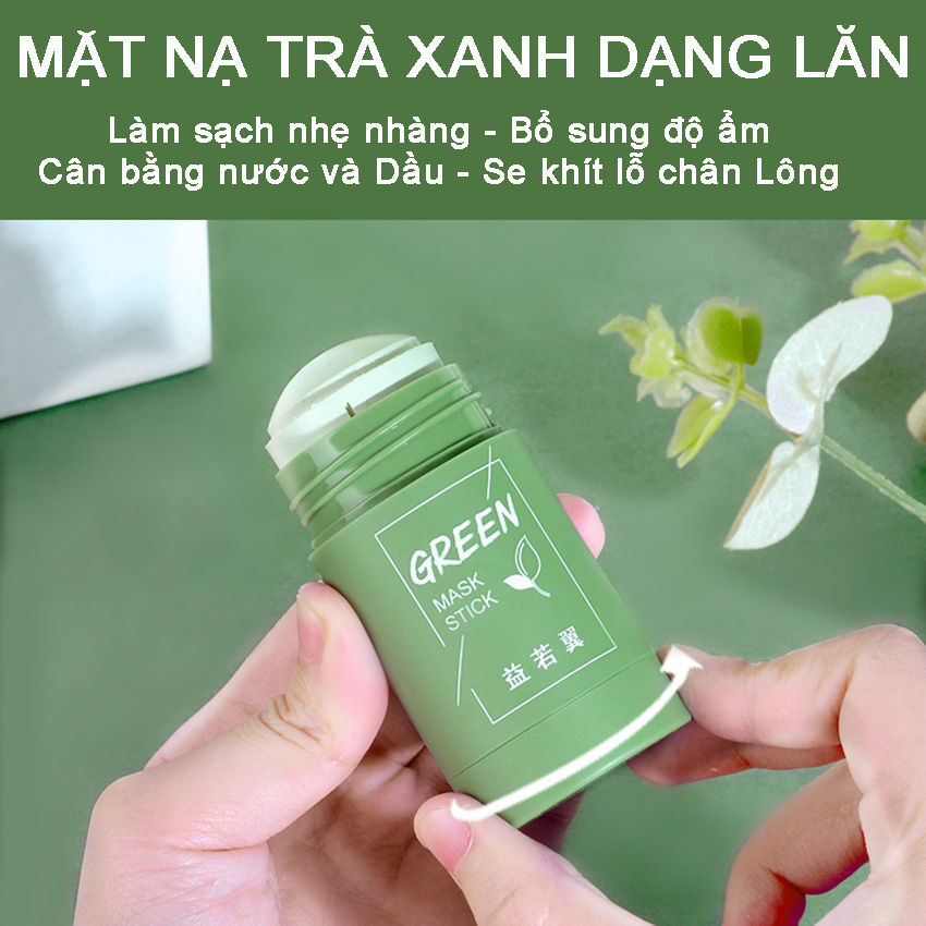 Mặt nạ trà xanh dạng lăn GREEN MASK STICK MENGSIQI