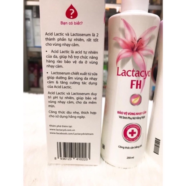 Dung dịch nước vệ sinh lactacyd tím hồng