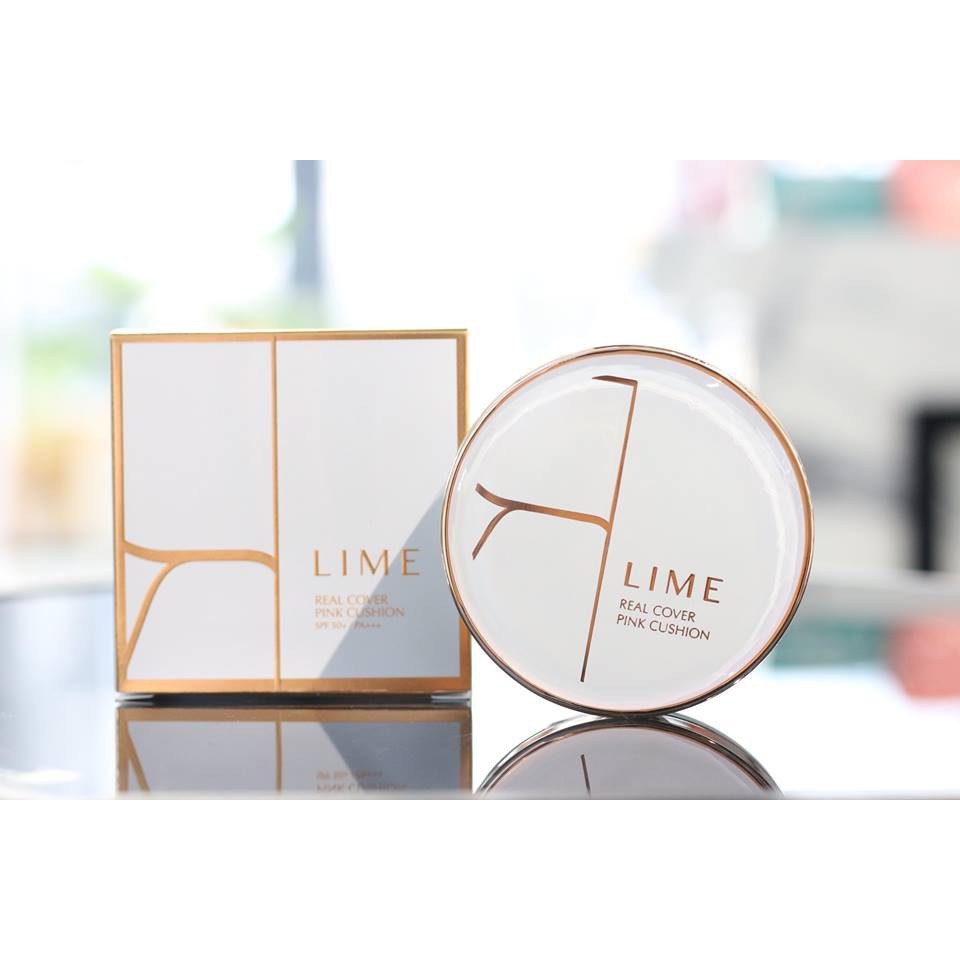 Cushion Lime Real Cover Pink SPF 50