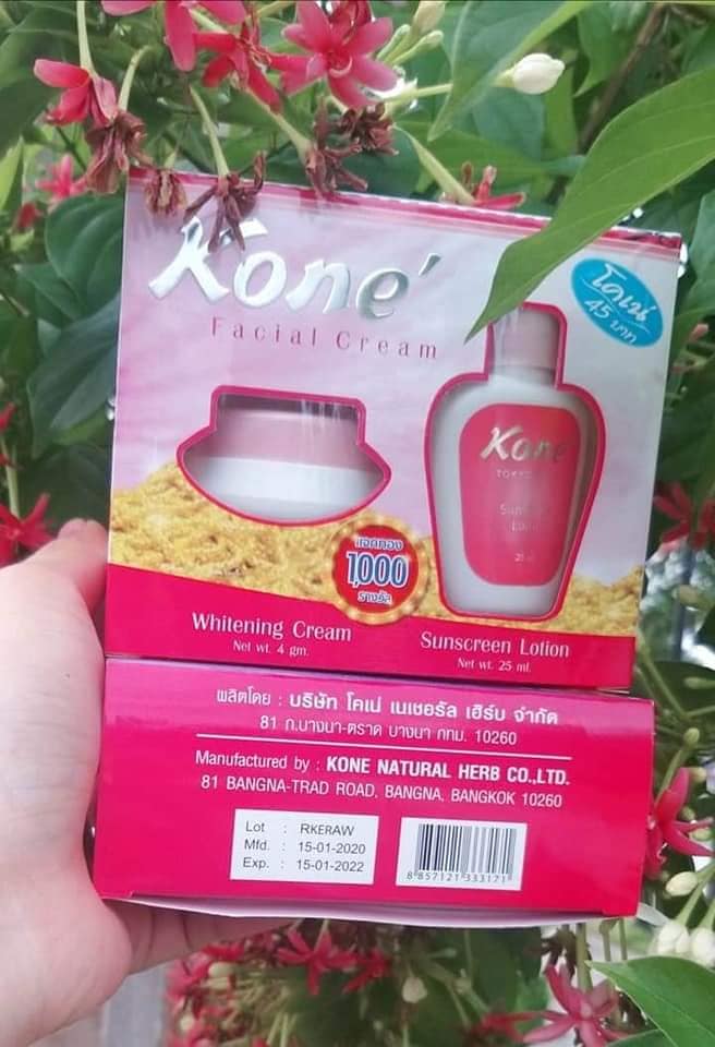 SET Kem  KONE THÁI LAN dưỡng trắng da mặt