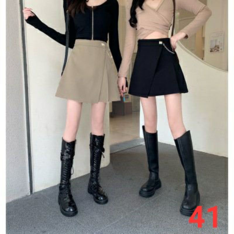 Chân Váy Phối Xích Ulzzang Size S,m,l Dư Tú Lệ