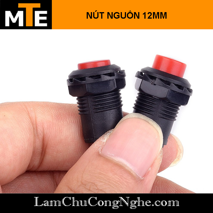 Nút nhấn giữ - nút nguồn 12mm 1.5A 250VAC