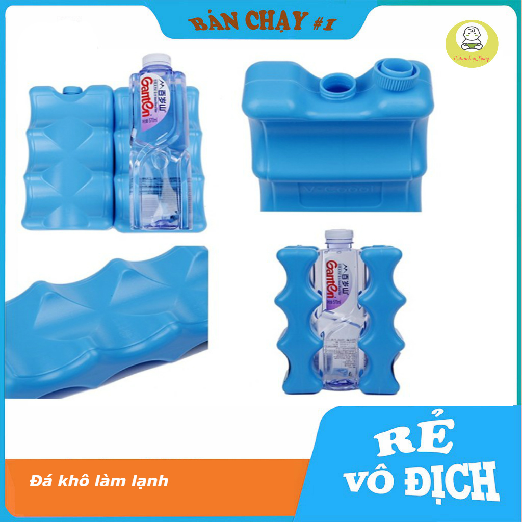 Combo 2 đá khô võng giữ lạnh 3 bình sữa (không kèm bình sữa)