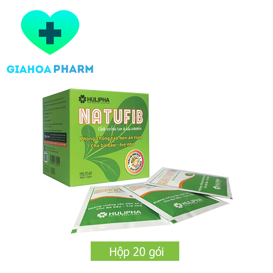 Natufib - Chất xơ hoà tan & các vitamin giúp giảm táo bón an toàn cho bà bầu và trẻ nhỏ