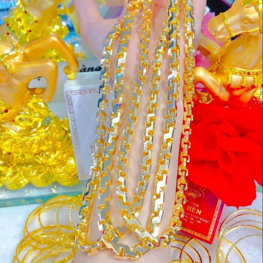 [HCM]Dây Chuyền Không Mặt Bản 1 Lượng  - Dây Chuyền Nữ Đẹp Thời Trang - Bền Màu Sử Dụng Được Thời Gian Lâu - HD7756 - QJ - Dùng Đeo Đi Tiệc Sang Trọng Lên Hình Sang Cânh