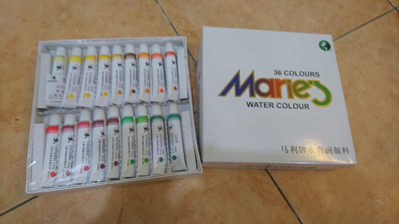 MÀU NƯỚC MARIE'S 12-18 -24-36 Màu