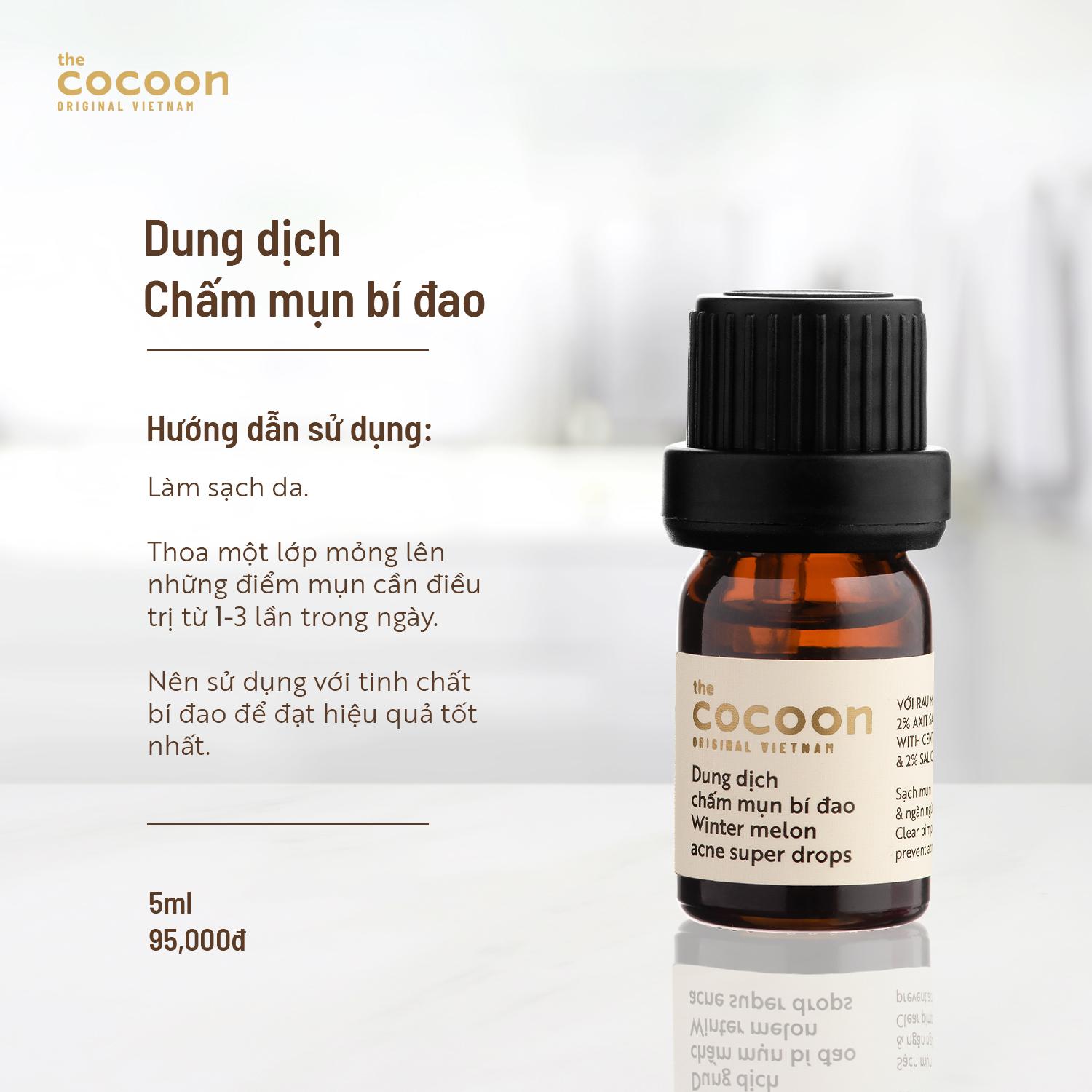 [HCM]Dung dịch chấm mụn bí đao Cocoon 5ml