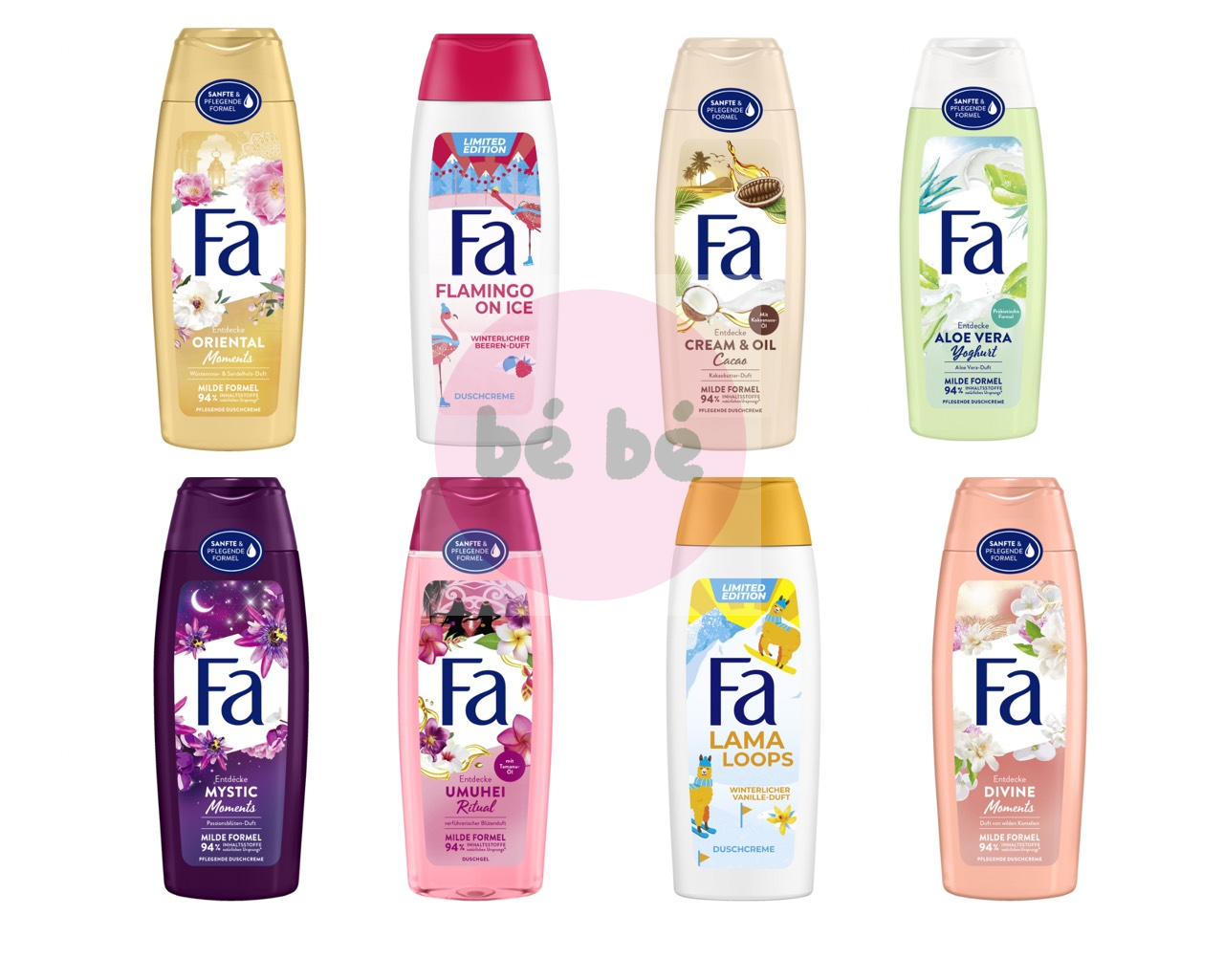 (Hàng Đức-nhiều mẫu)Sữa tắm Fa 250ml 🇩🇪
