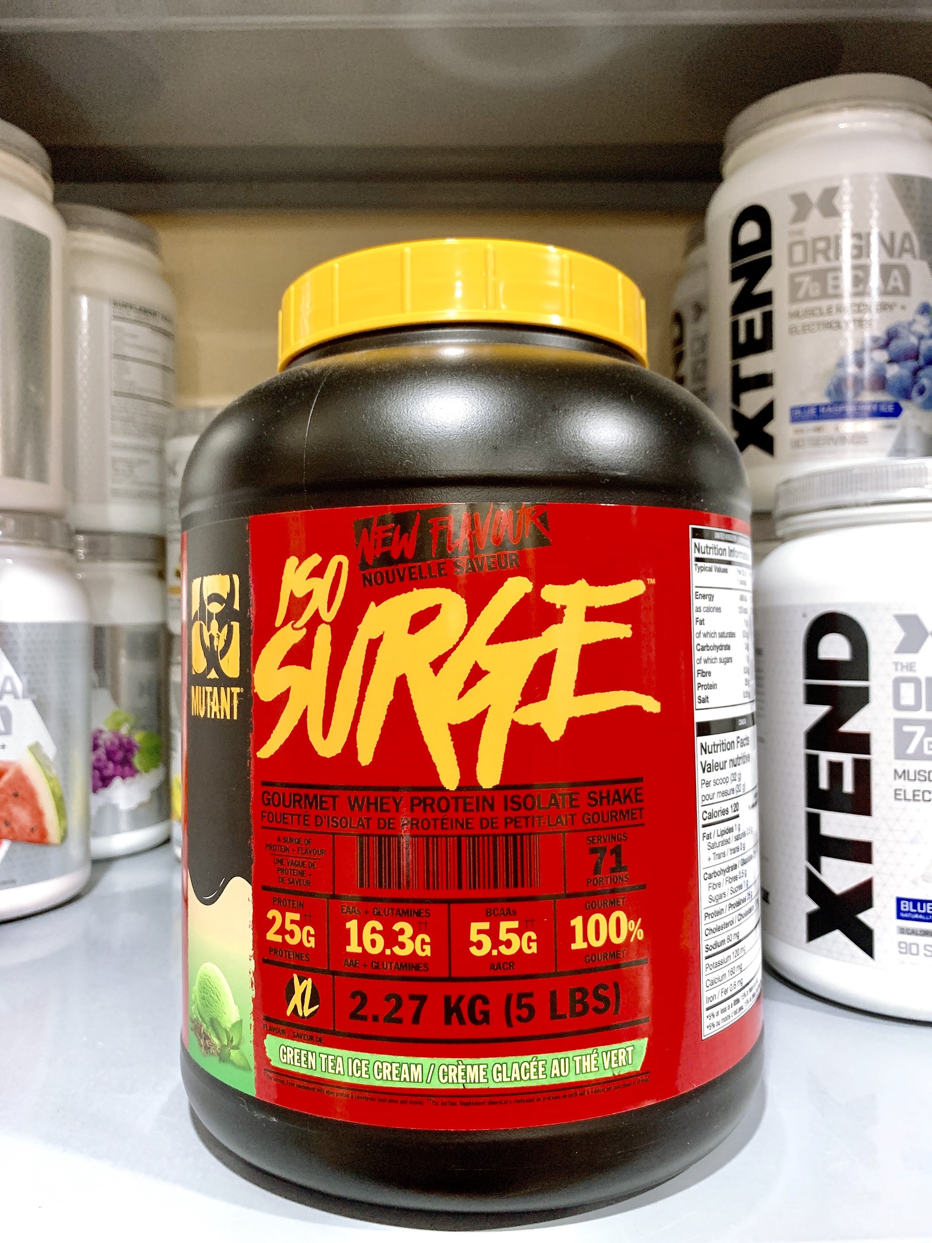 Sữa tăng cơ- Whey Protein- Mutant Iso Surge 5lbs (71 Lần Dùng )