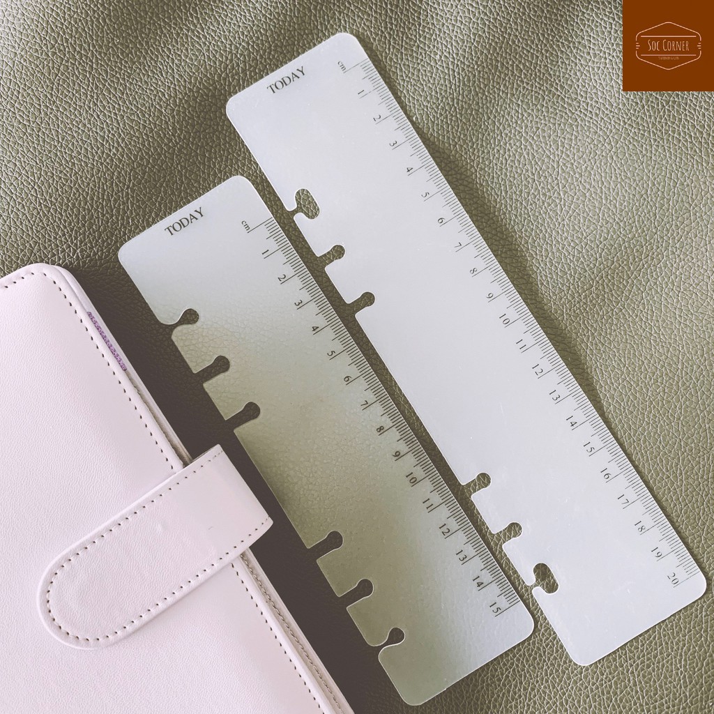 Thước Bookmark Today viền đen size A6/ A5/ B5/ A4